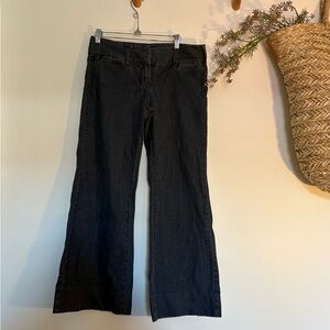Dark wash vintage bootcut/flare Jeans-8 Petite